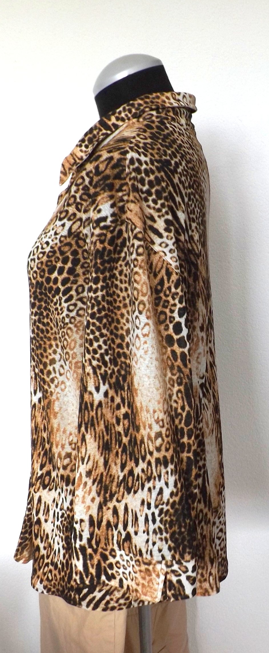Bluse - animal print - LeoLook - L / XL