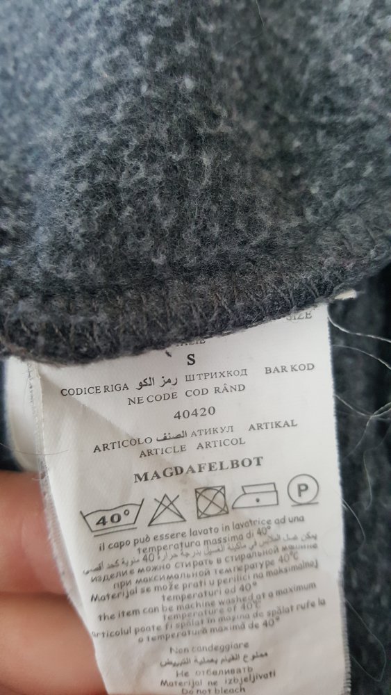 Graue Übergangsjacke