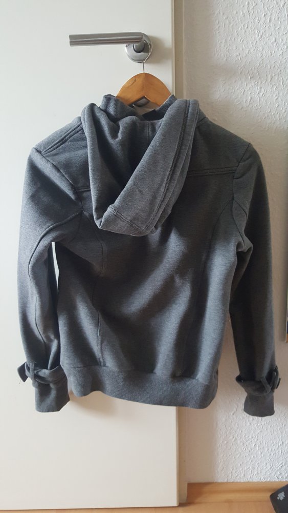 Graue Übergangsjacke