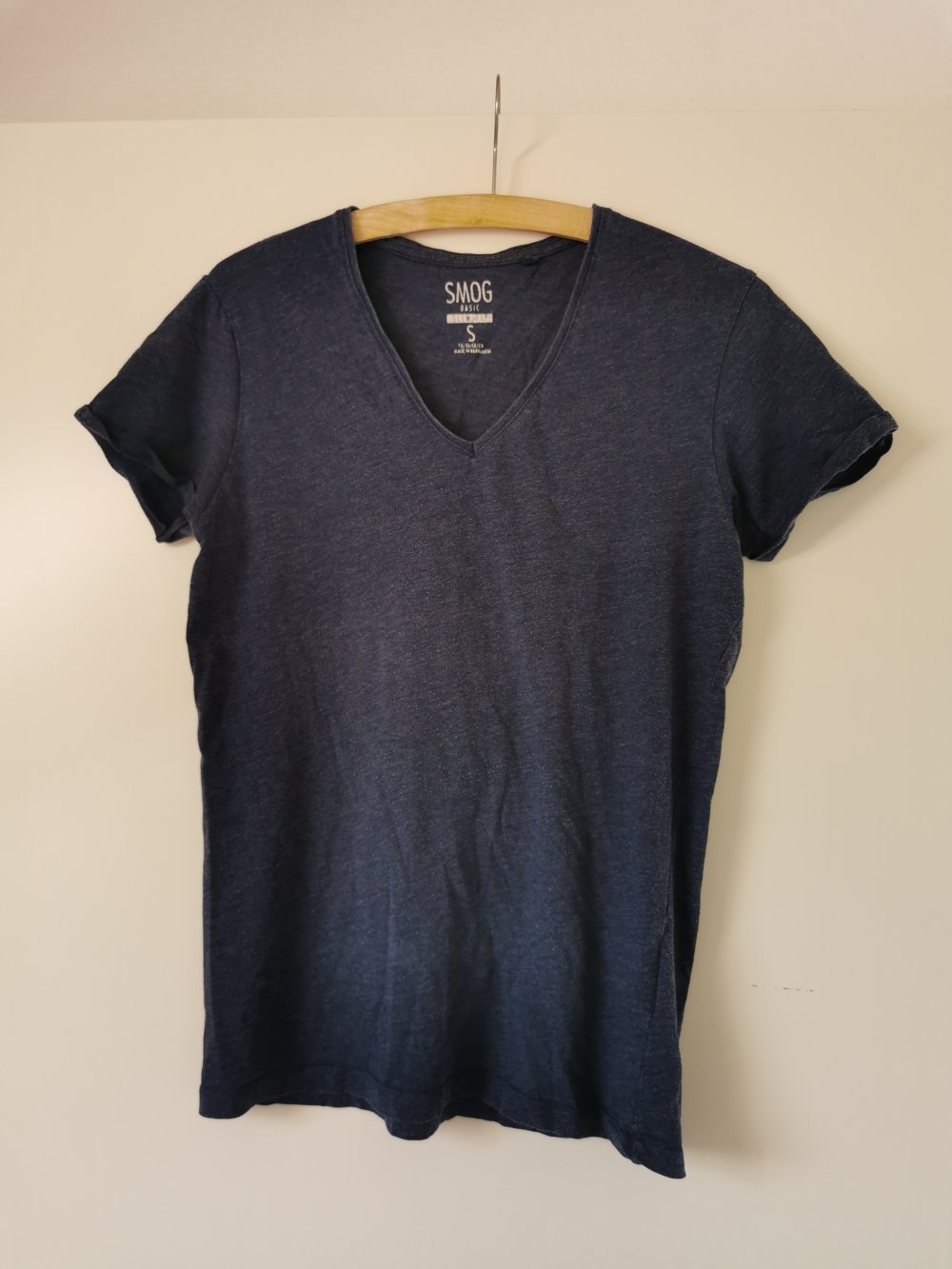 Blaues Basic- Shirt