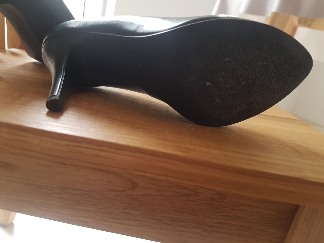 schwarze Schuhe