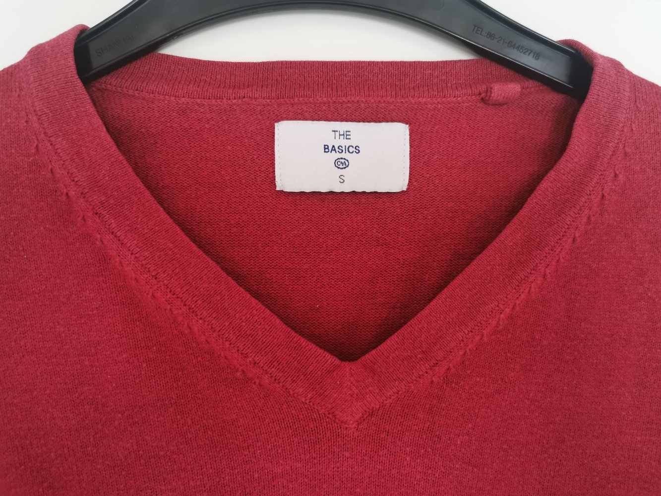 Herrenpullover rot