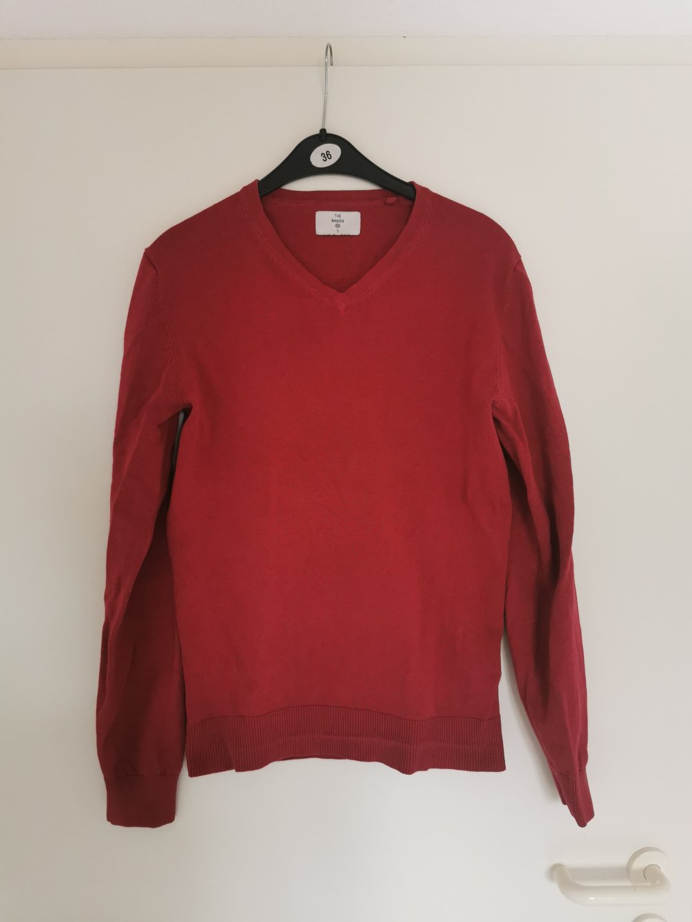 Herrenpullover rot