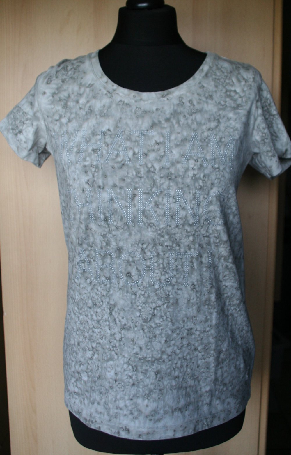 T-Shirt Zabaione beige gemustert Gr. S