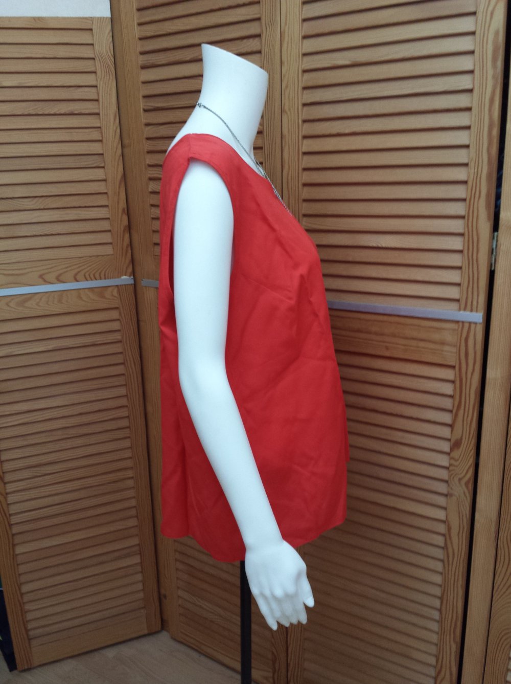 Miss Astor Top Tanktop Trägertop Gr. 46 rot Vintage 