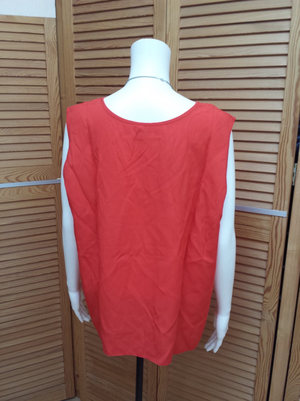 Miss Astor Top Tanktop Trägertop Gr. 46 rot Vintage 