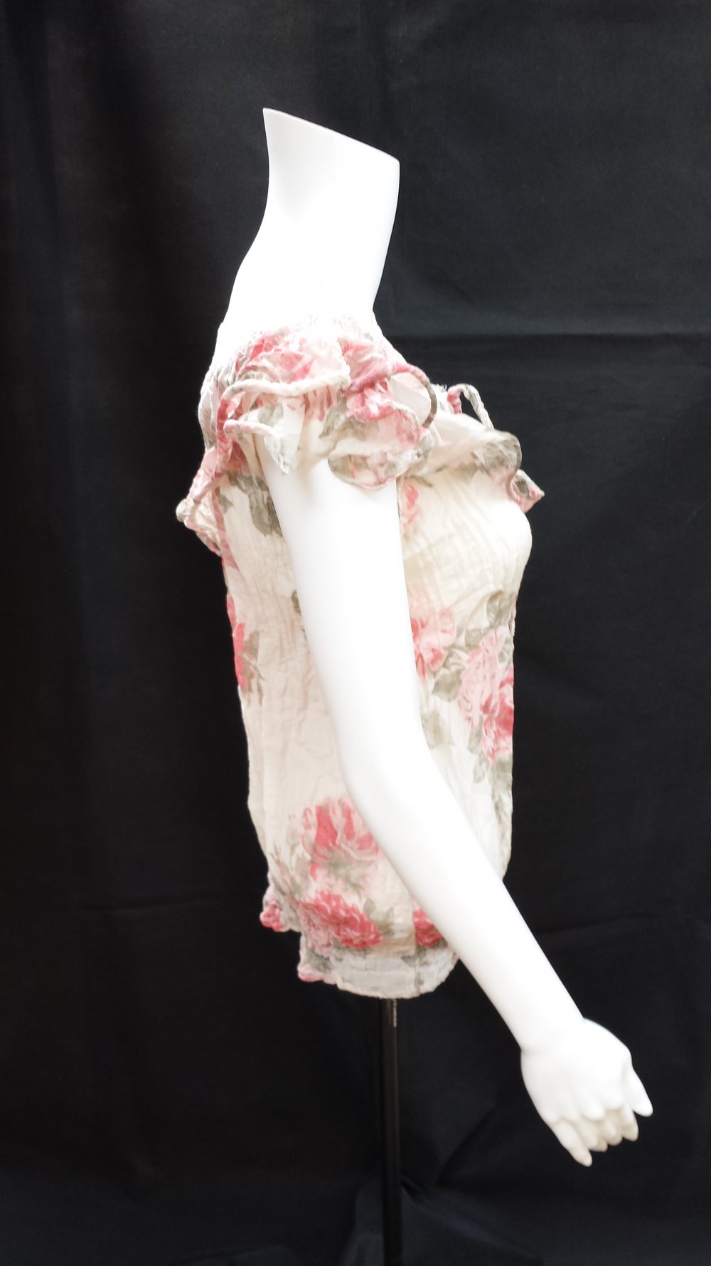Seiden Bluse Gr. 38 im Shabby Stil 