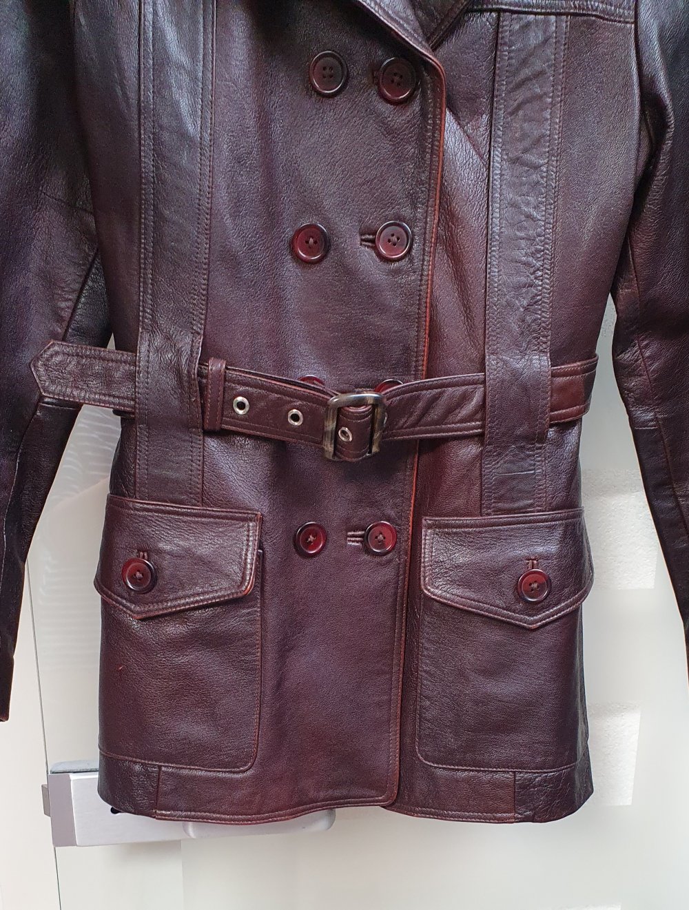 Gipsy Damen Lederjacke Gr. S klastanienbraun
