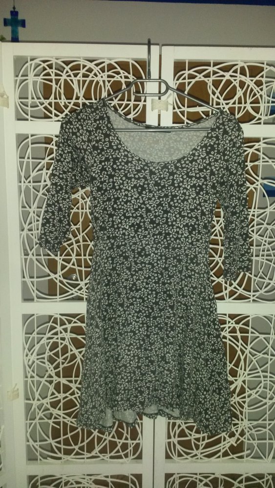 gemustertes Skaterkleid