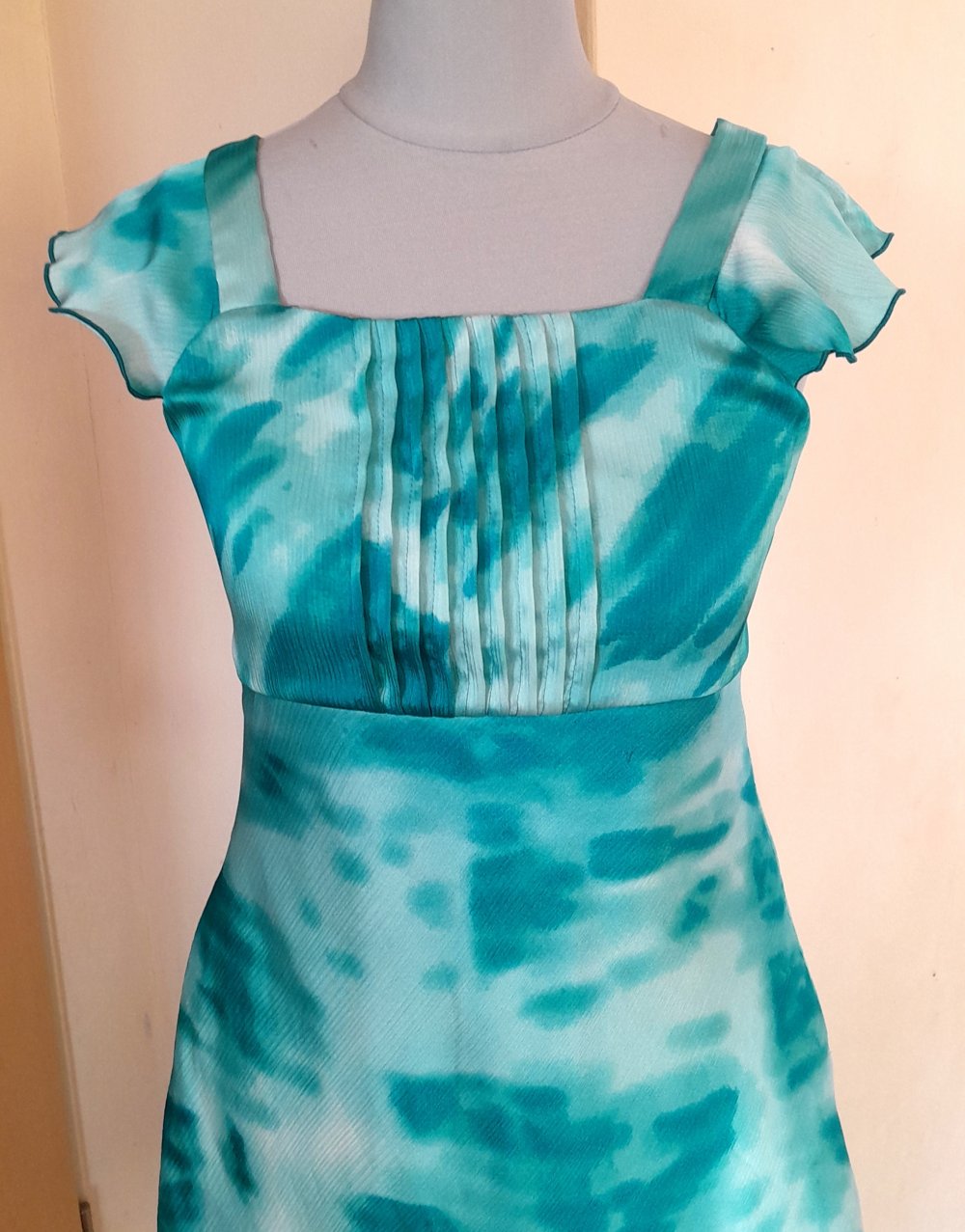 Wunderschönes, elfenhaftes Batik Kleid, Gr.XS