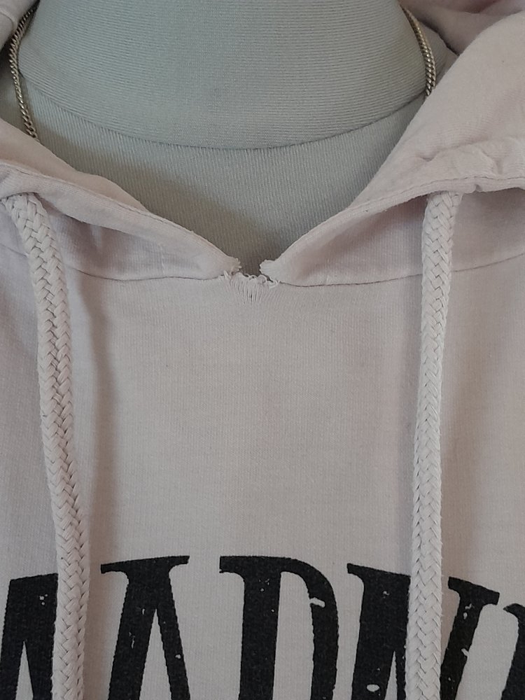 Schönes Hoodie Kleid mit Chesire Cat Motiv, Gr.S