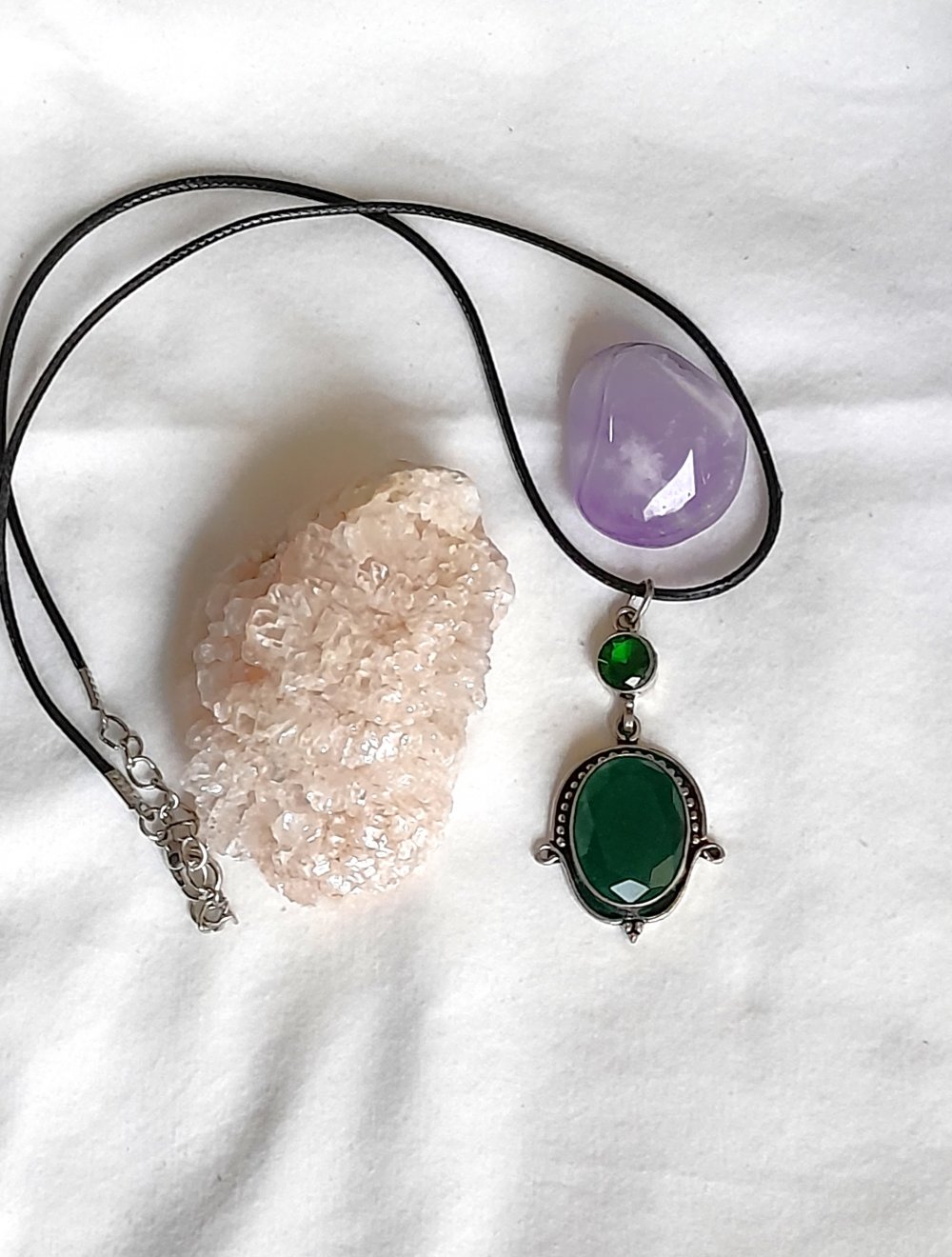 Wunderschöne Kette mit echtsilbernem Vintageanhänger