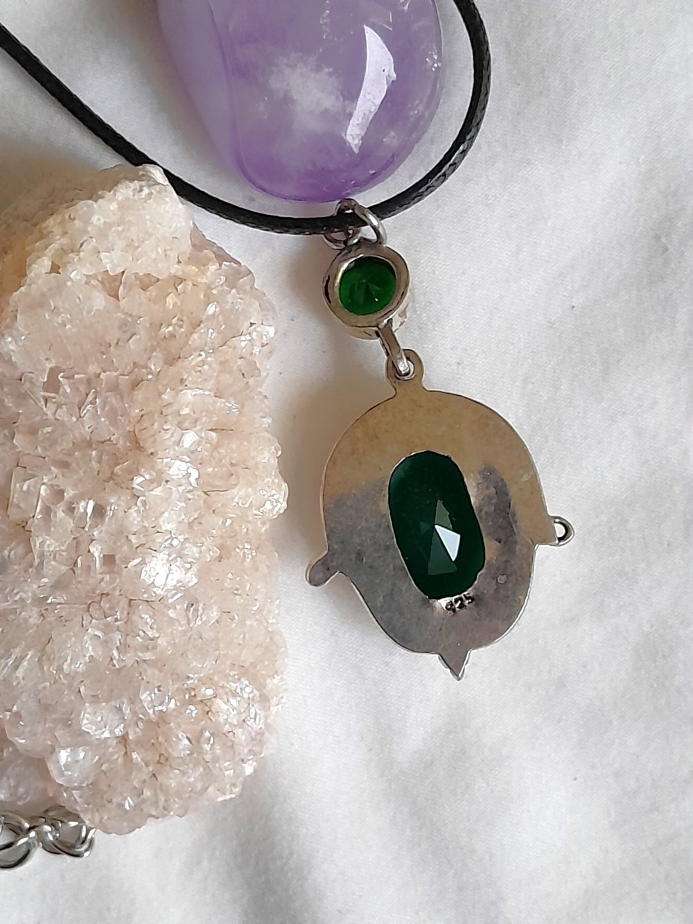 Wunderschöne Kette mit echtsilbernem Vintageanhänger