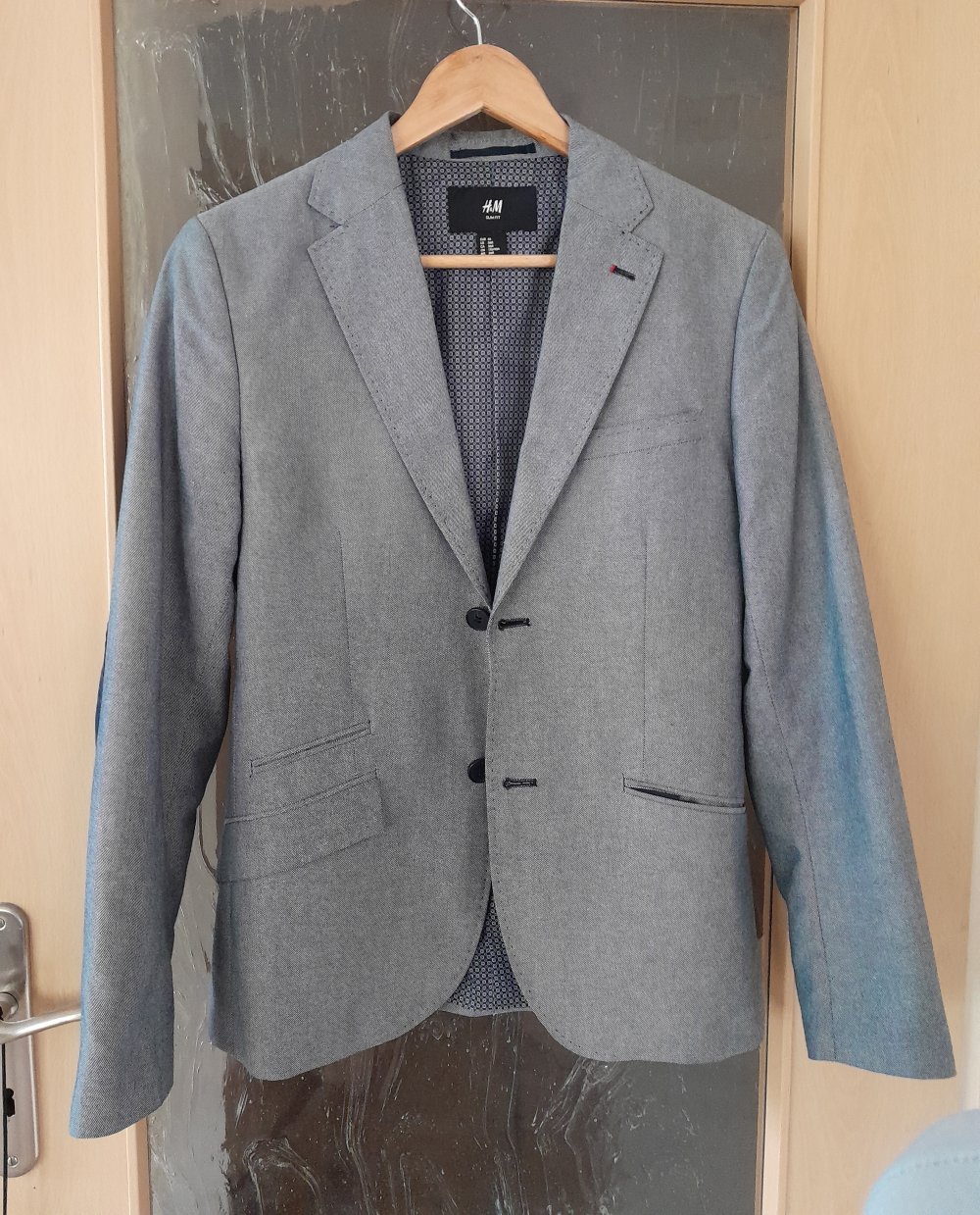 Schöner, grauer Herren Blazer, Gr.46, SlimFit
