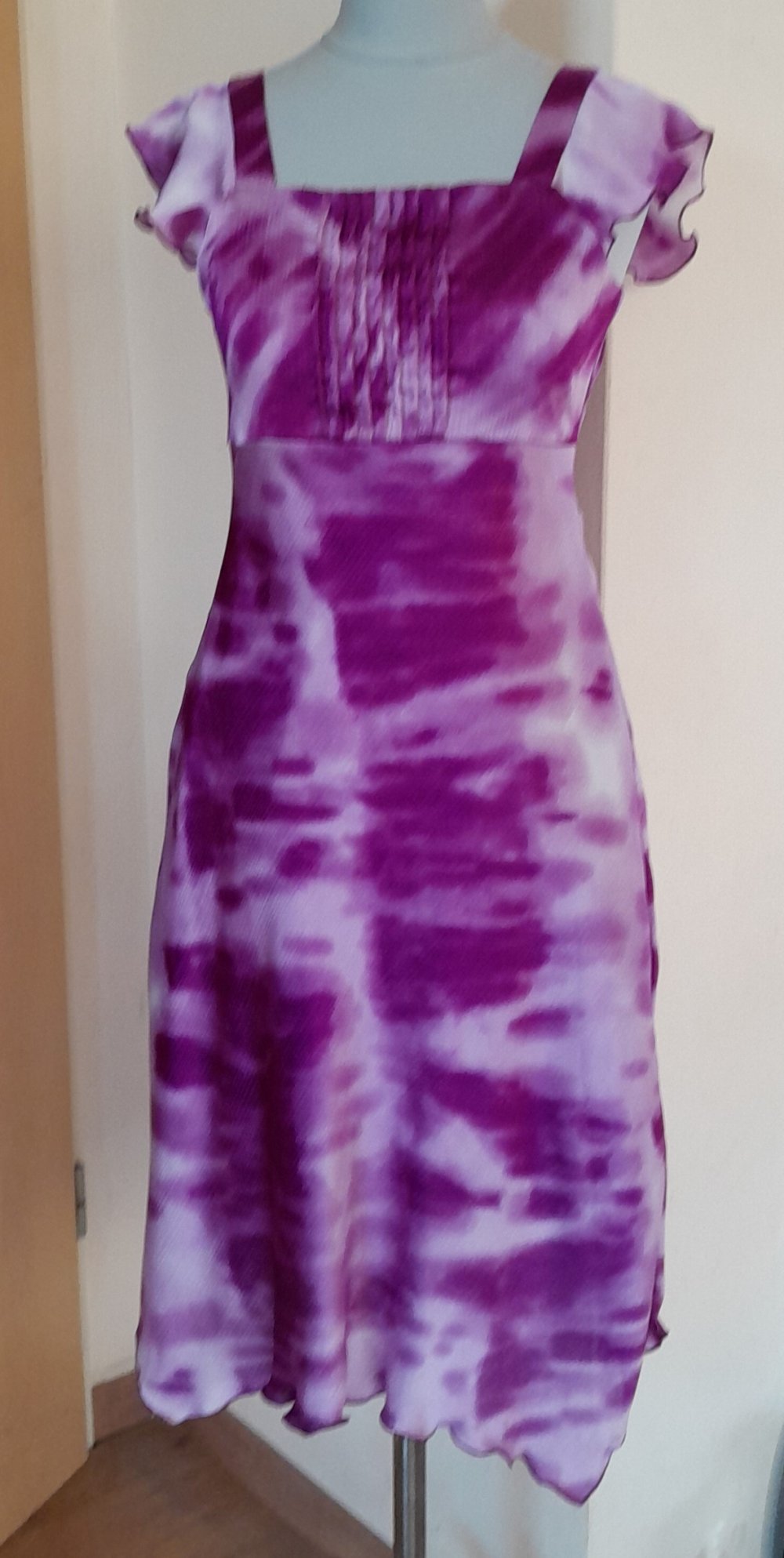 Wunderschönes, elfenhaftes Batik Kleid, Gr.XS