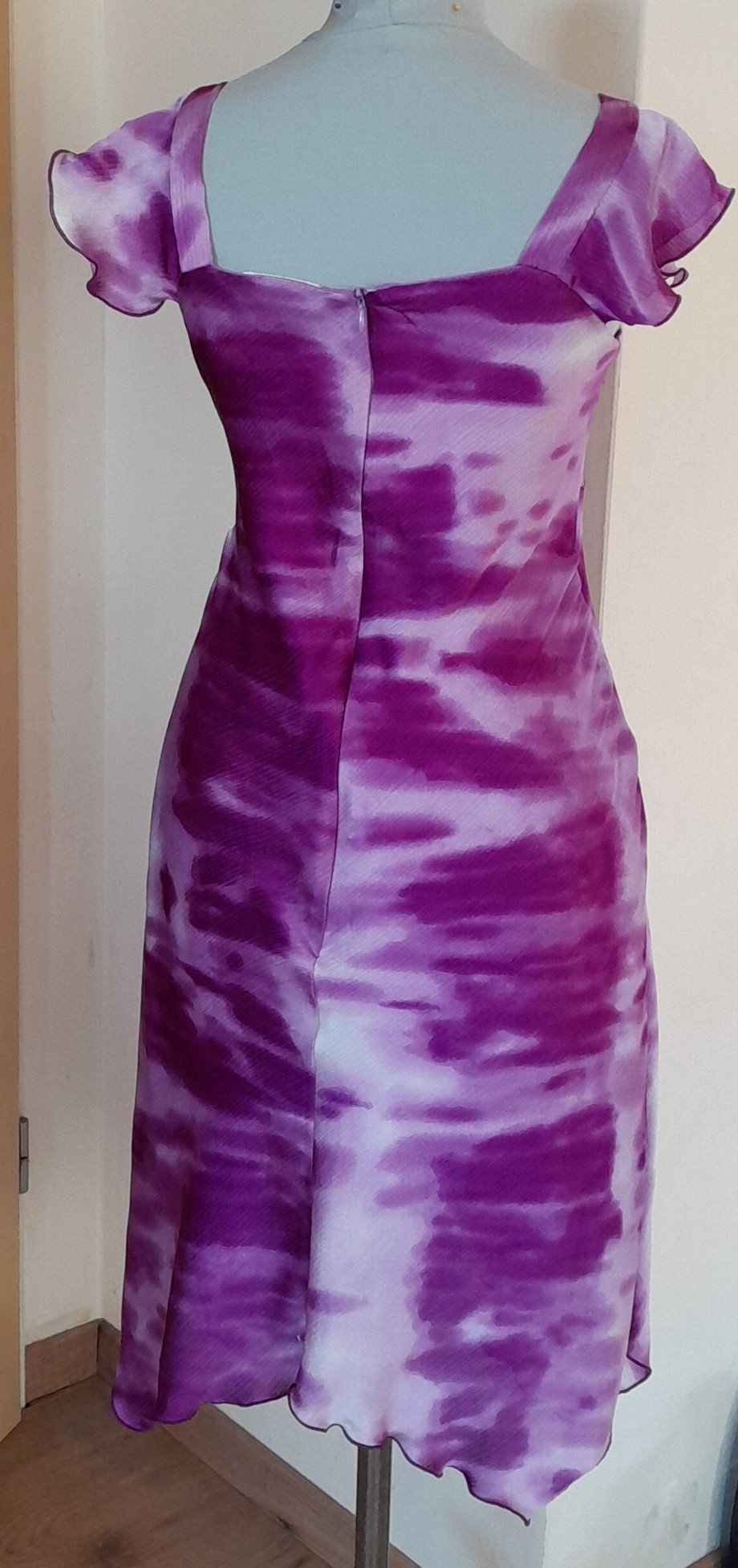Wunderschönes, elfenhaftes Batik Kleid, Gr.XS