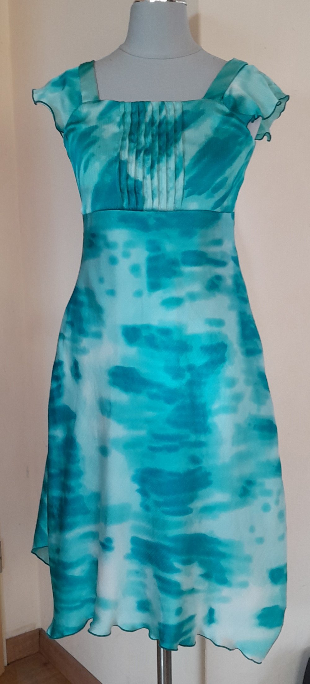 Wunderschönes, elfenhaftes Batik Kleid, Gr.XS