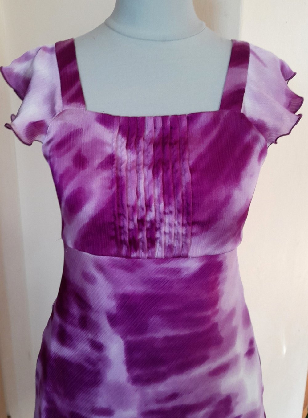 Wunderschönes, elfenhaftes Batik Kleid, Gr.XS