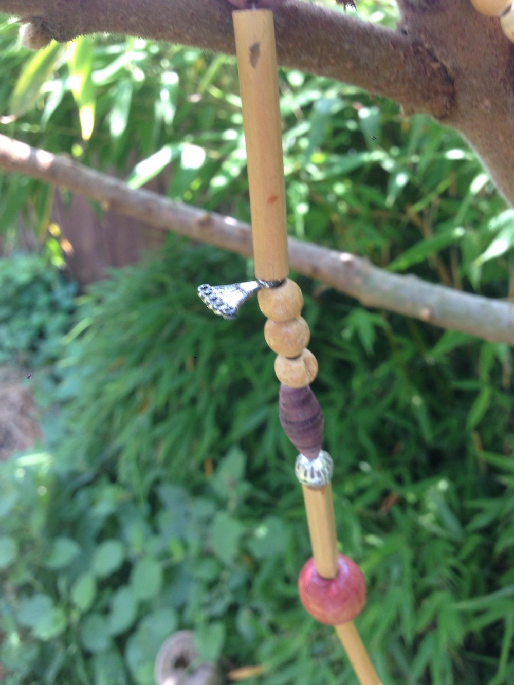 Halskette Custom Ethnoschmuck Buddha Yoga Vintage Boho Perlenkette Retrostyle! Vegan