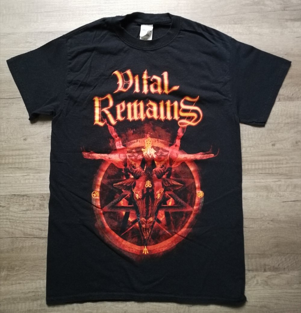 Vital Remains Bandshirt Heavy Metal Pentagramm Satan Venomize Tourshirt 2017! Unisex Death Metal
