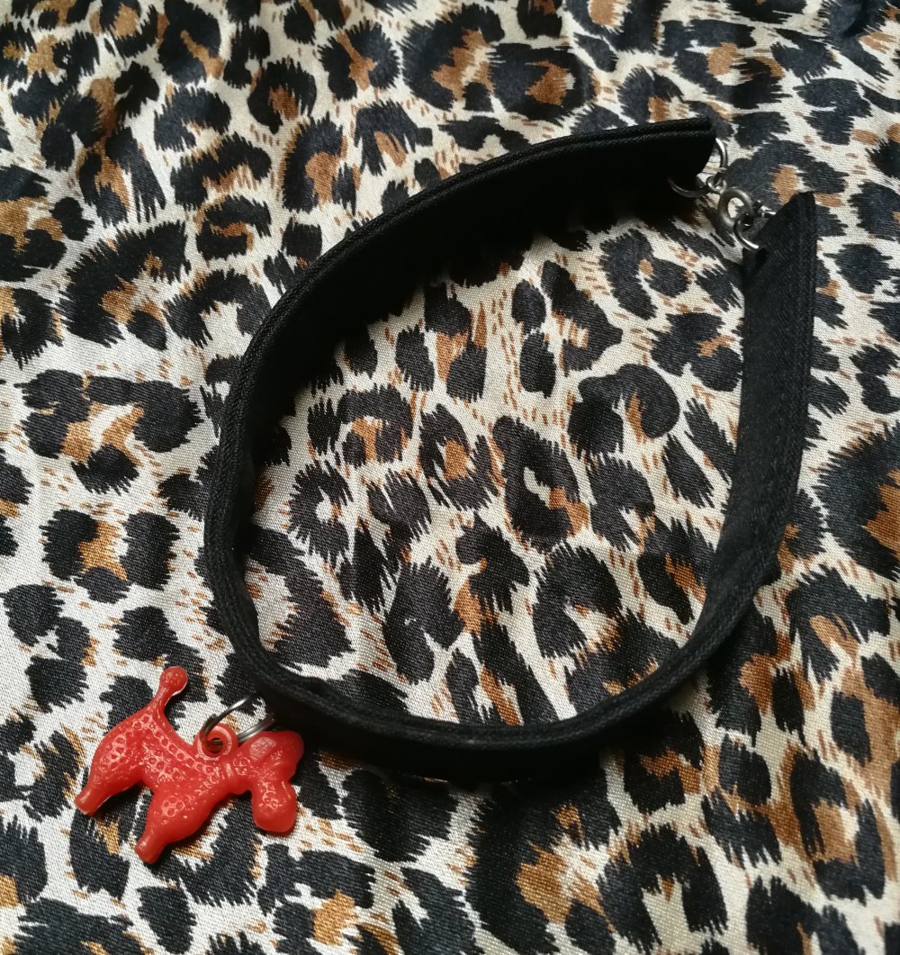 Halskette Halsband Choker Pudel Freak Kult Goa 90er Vintage Original! Designerschmuck