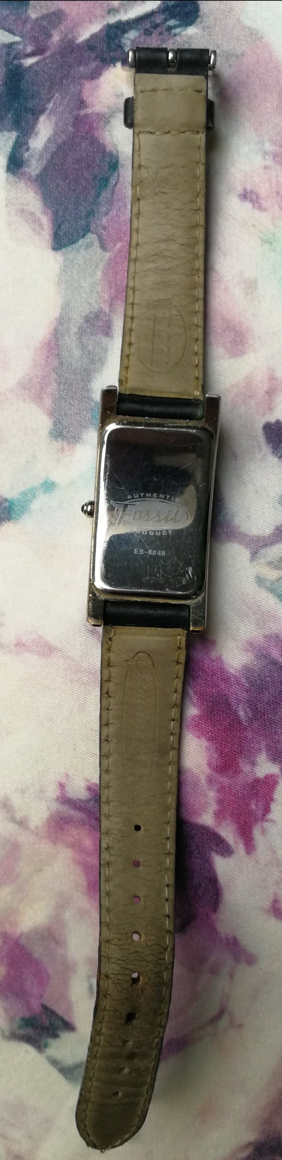 Armbanduhr Fossil ES-8648 Leder Vintage Style Unisex