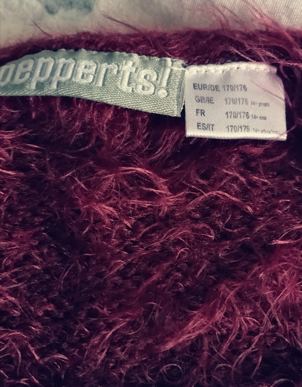 Kuschelpullover Pullover Rot Bordeaux Wuschelkuschel zeitlos leger!