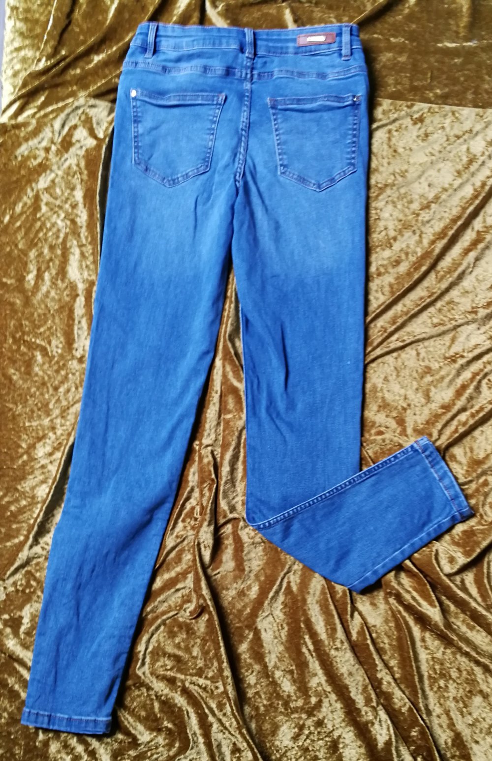 Jeans Jeanshose Jeansröhre Orsay mittelblau Röhre Slim Skinny