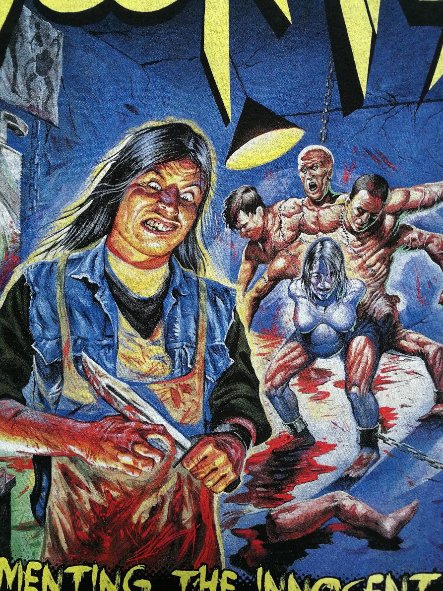 Biocancer Bandshirt Heavy Metal Thrash Metal Rockchick Horrormotiv Kultshirt Freak Unisex!