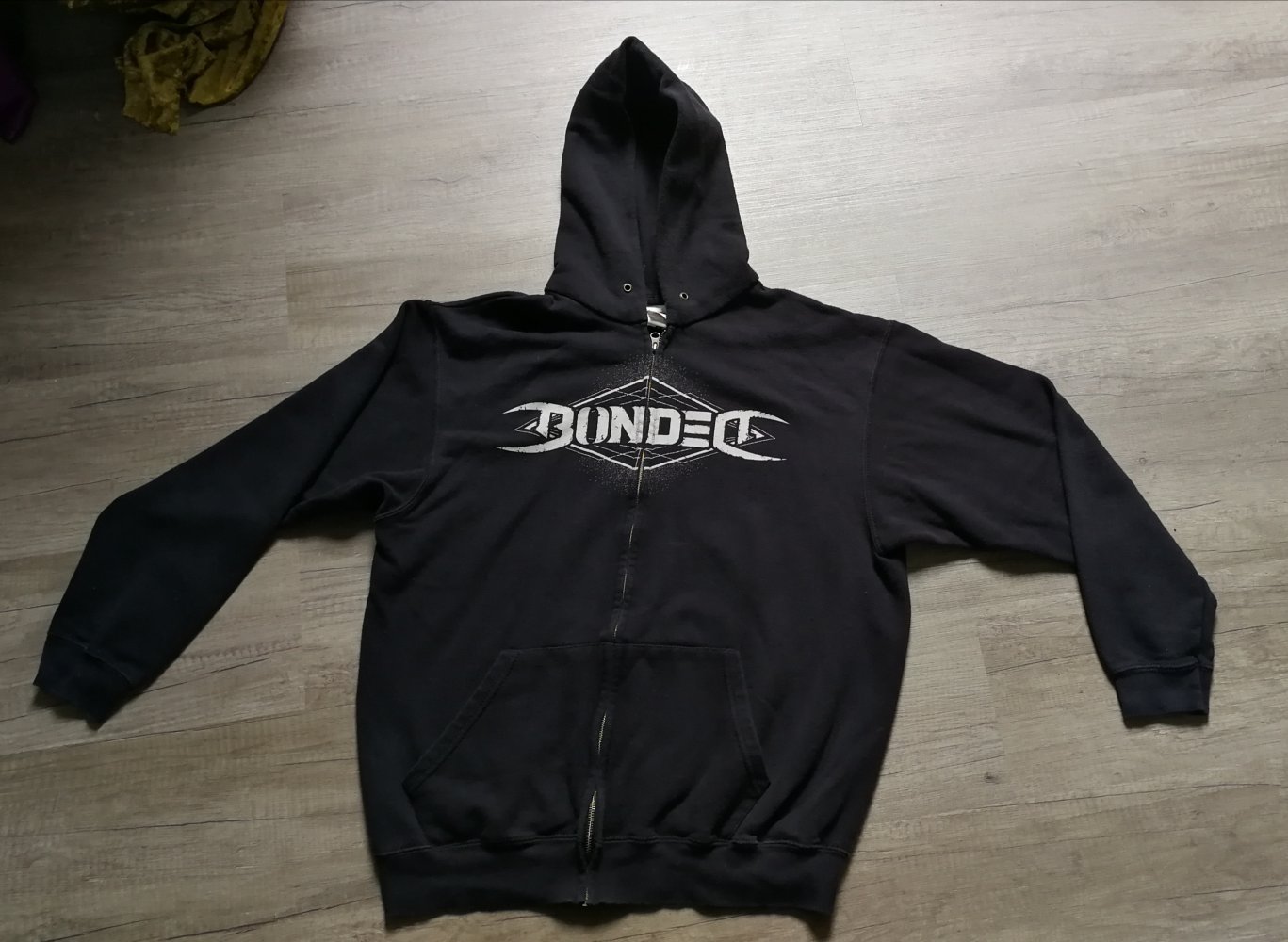 Hoodie Zipper Band-Merchandise Bonded Heavy Metal Thrash Metal Skulls Ruhrpott