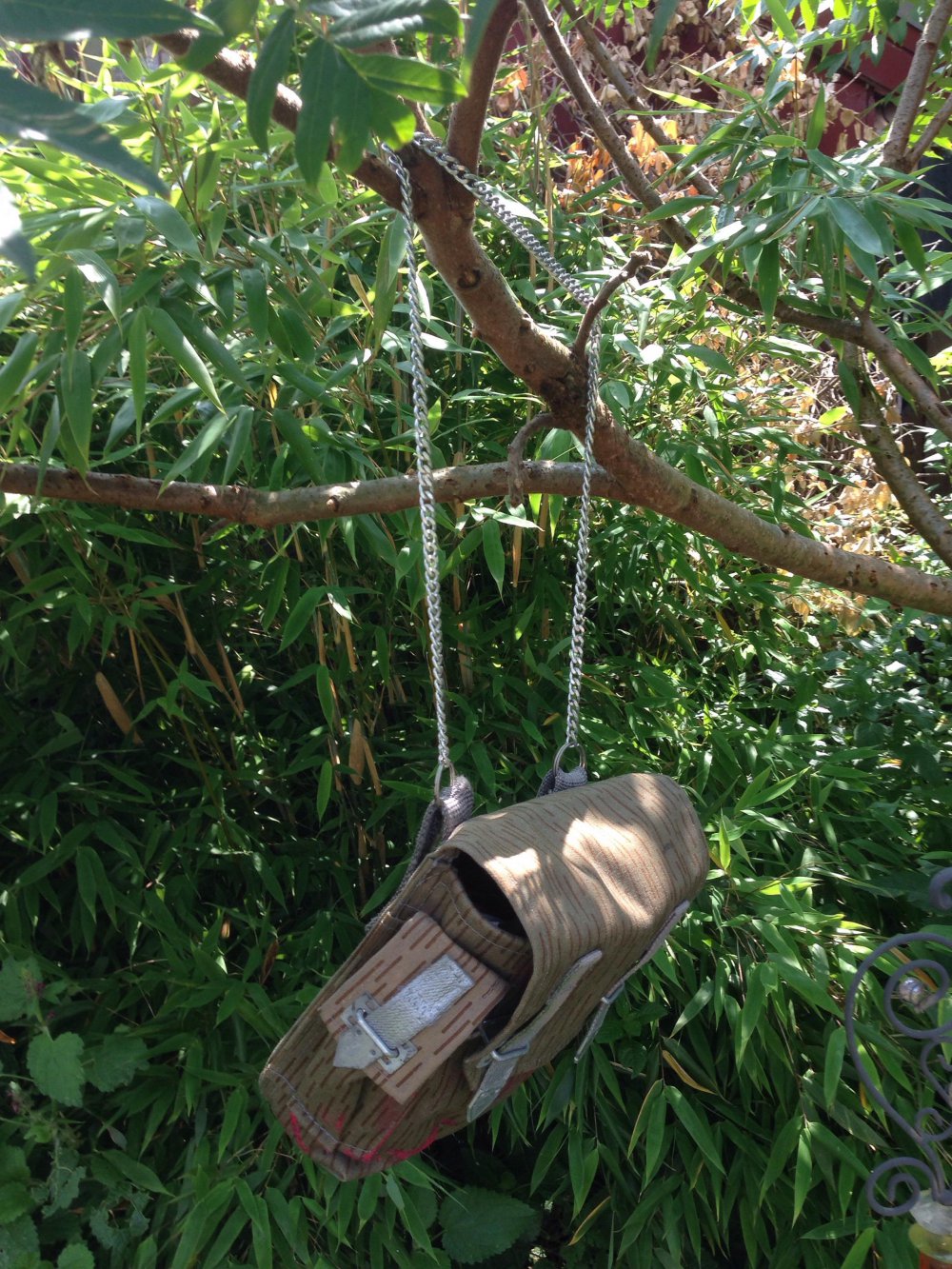 Military-Tasche: Glanzstern-Custom, auch als Gürteltasche tragbar! Festvalhit! DDR Ostalgie