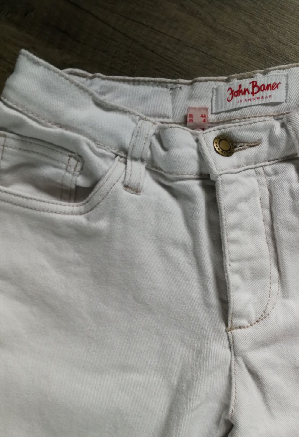 Jeans Jeanshose Weiße Jeans John Baner Jeanswear Bon Prix Klassiker! Schönes Stitching