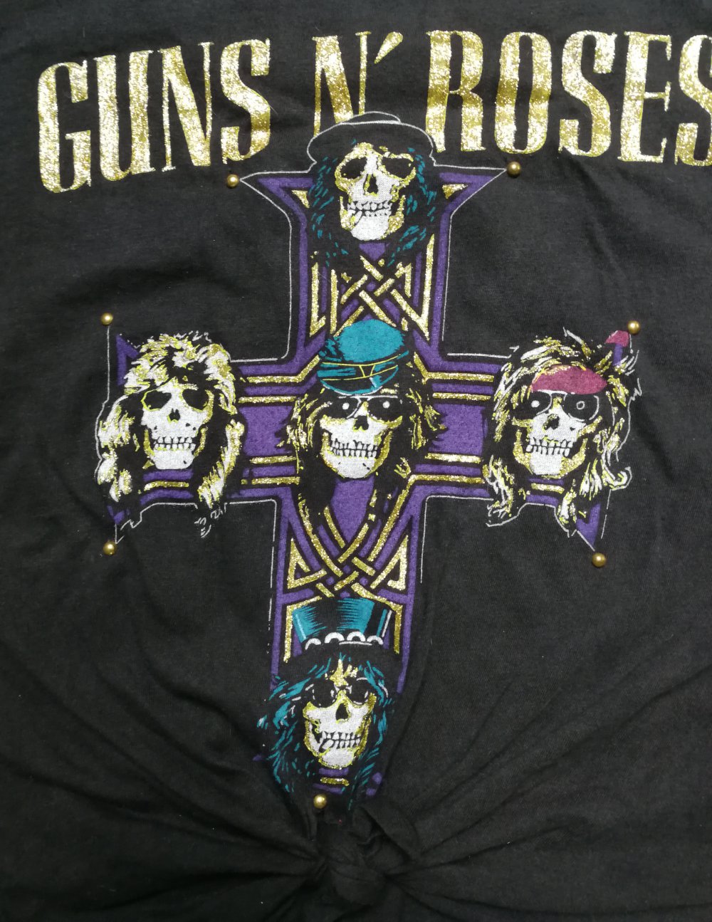Guns n' Roses Bandshirt! 80er Vintage Original Custom! Unikat XS Rockchick Style