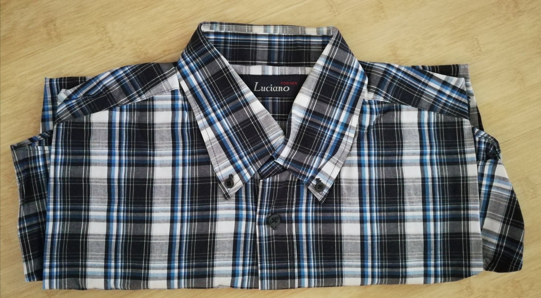Herrenhemd Unisex Karohemd Holzfällerlook kerniger Style neu Luciano For Men Gr. M