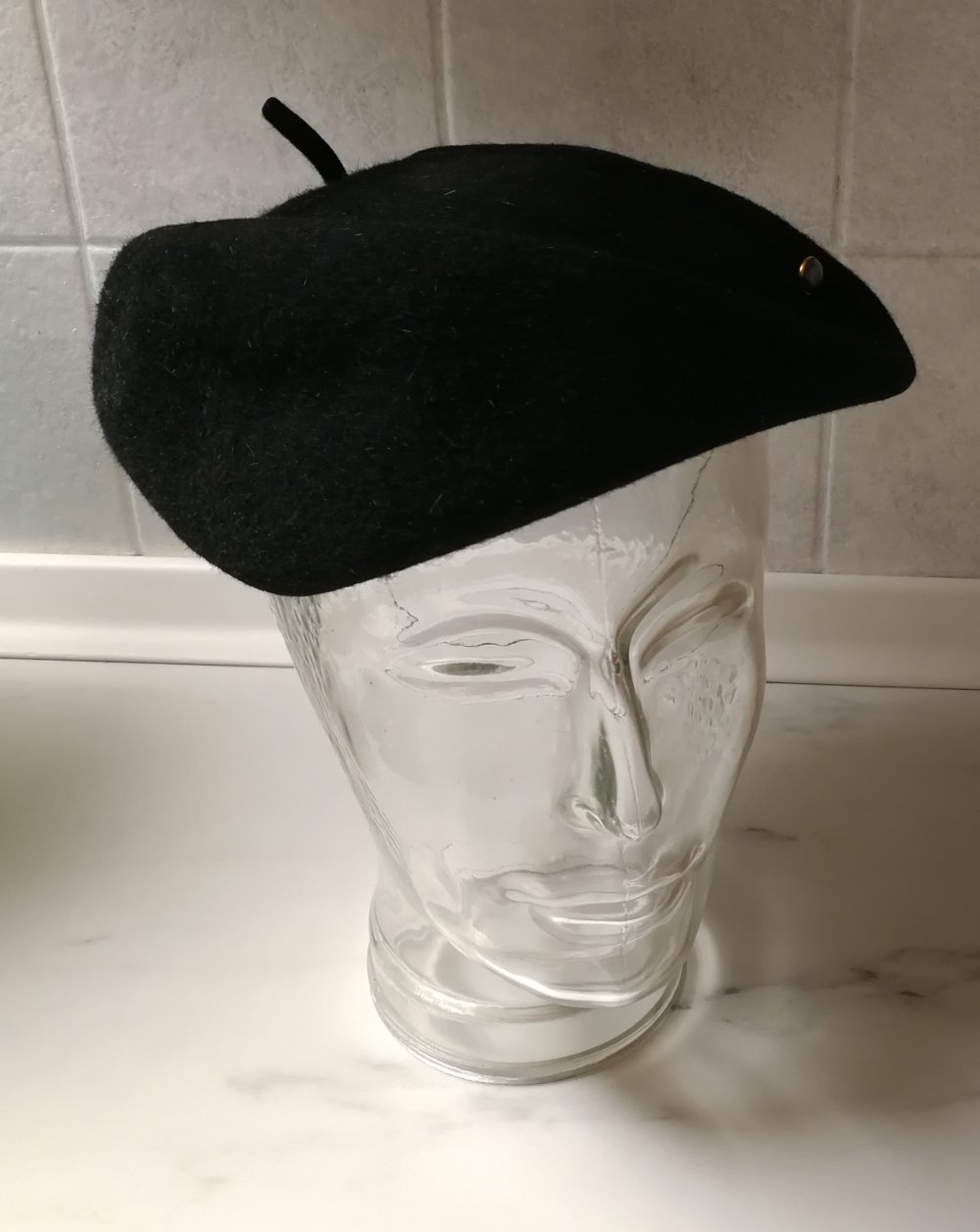 Hut Designerhut Damenhut Antik Vintage Retro sehr rar Echthaar Soleil! 50er 