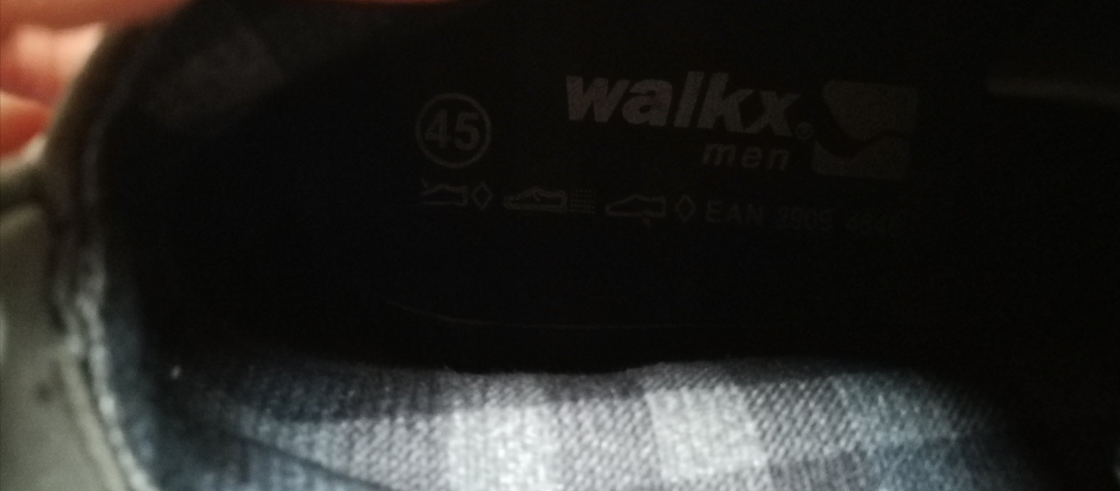 Graue Herrenschuhe WalkX Gr.45 Wildlederimitat NEU schön Multistyle