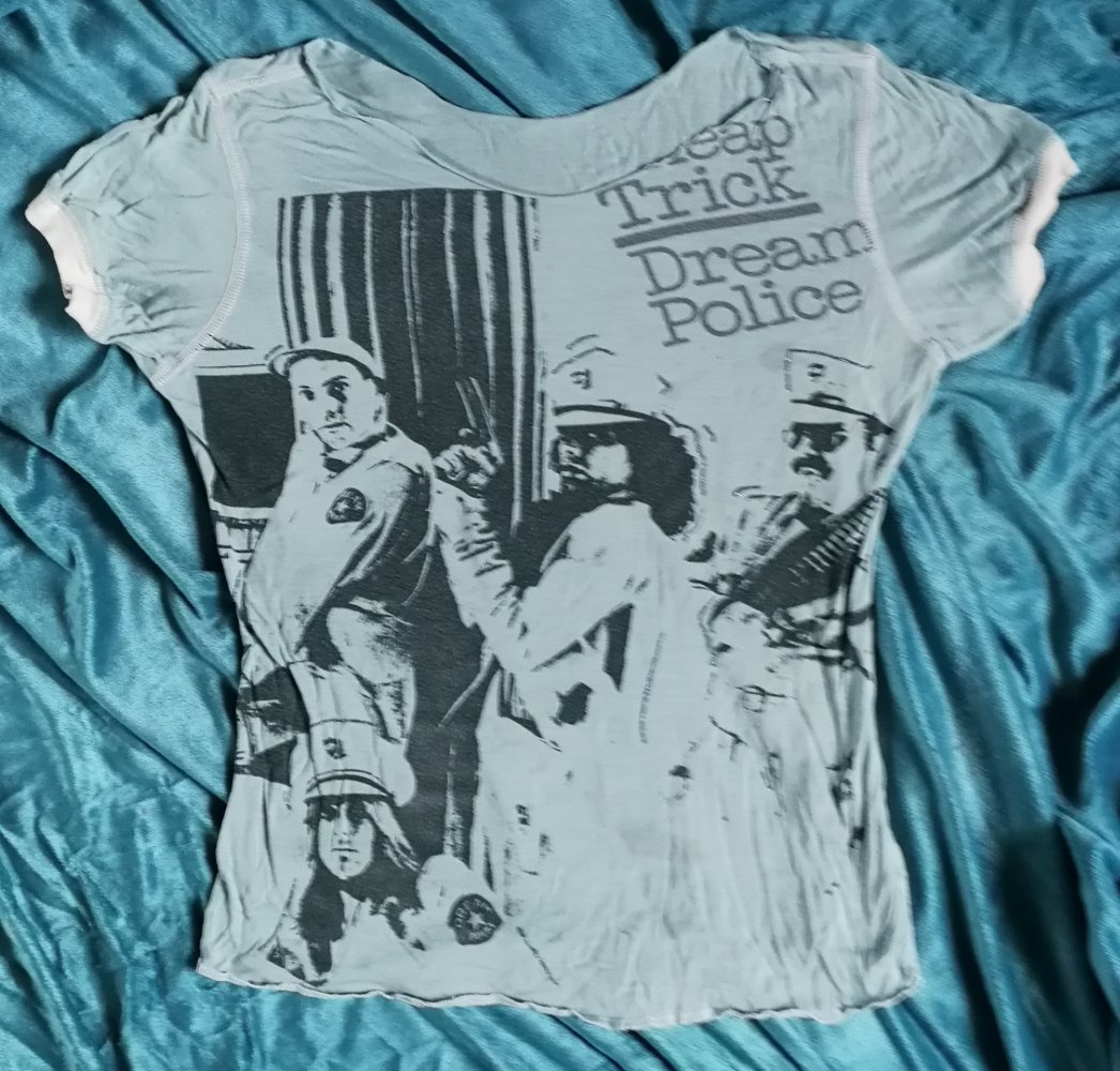 Bandshirt Cheap Trick Dream Police Cover aus L.A./USA Vintagelook