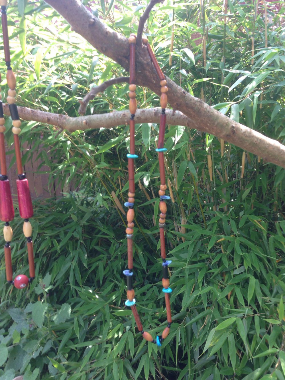 Türkis Halskette Custom Ethnoschmuck Buddha Yoga Vintage Boho Perlenkette Retrostyle! Vegan