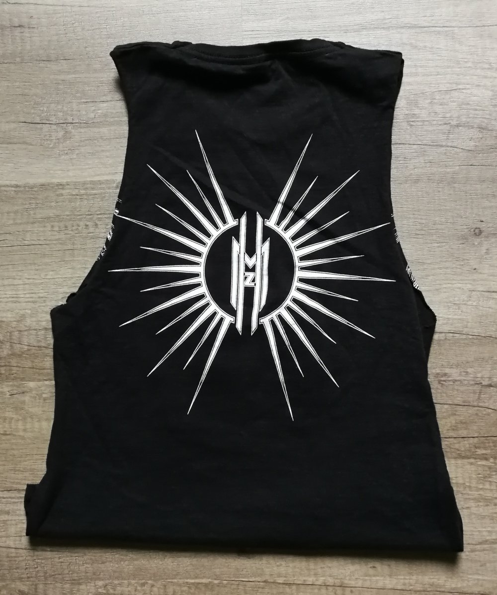 Bandshirt Megaherz Gott Gothic Rockchick Sideboob Girlie Customstyle Kult Epic!