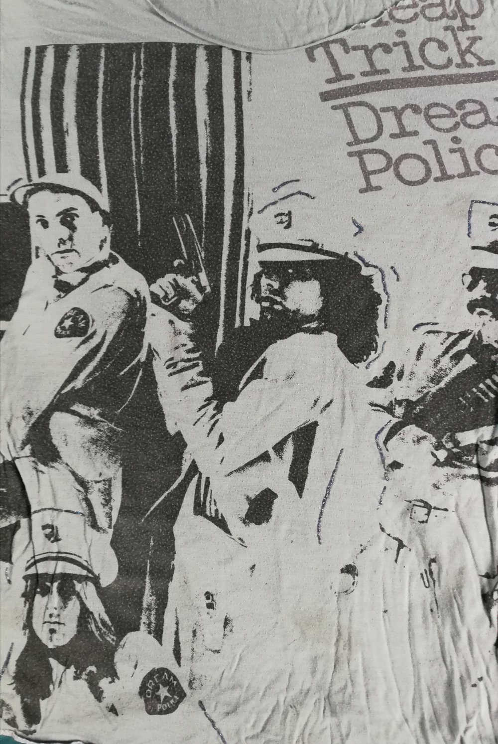 Bandshirt Cheap Trick Dream Police Cover aus L.A./USA Vintagelook