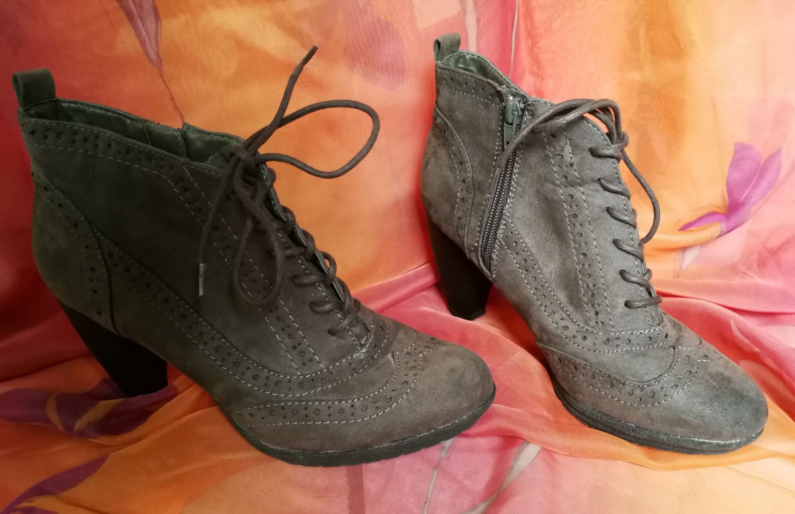 Stiefeletten Victorian Boho Gothic Romantic Hippie Chic vegan!
