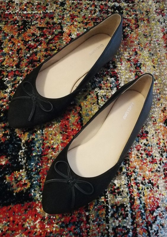 Ballerinas Graceland Gr. 39 Schleife Wildlederimitat Klassiker! Neuwertig