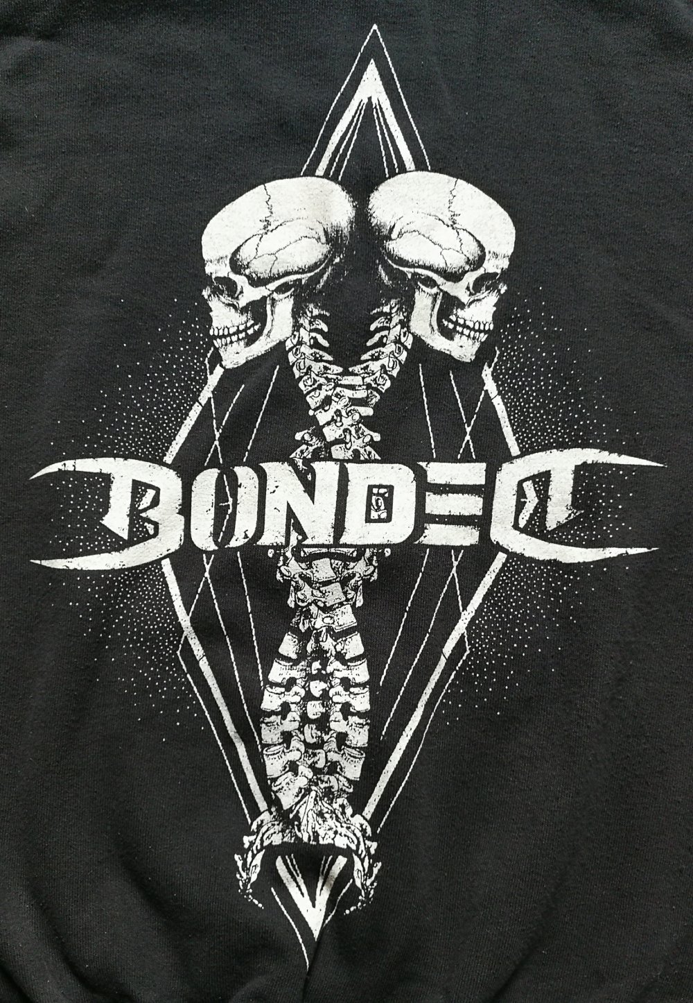 Hoodie Zipper Band-Merchandise Bonded Heavy Metal Thrash Metal Skulls Ruhrpott