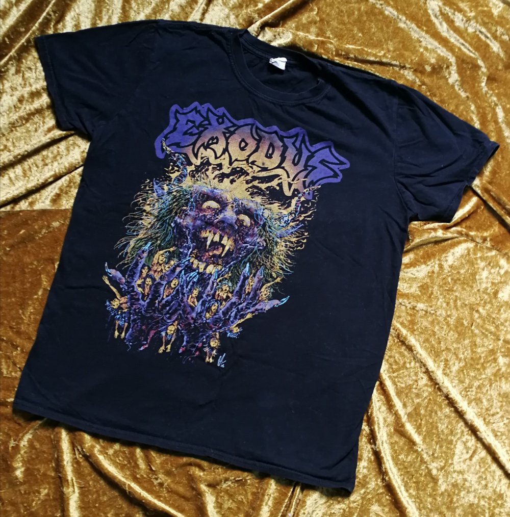 Exodus Bandshirt Monster Horror Splatter Head Merchandise Gr. M Unisex Thrash Metal Legende
