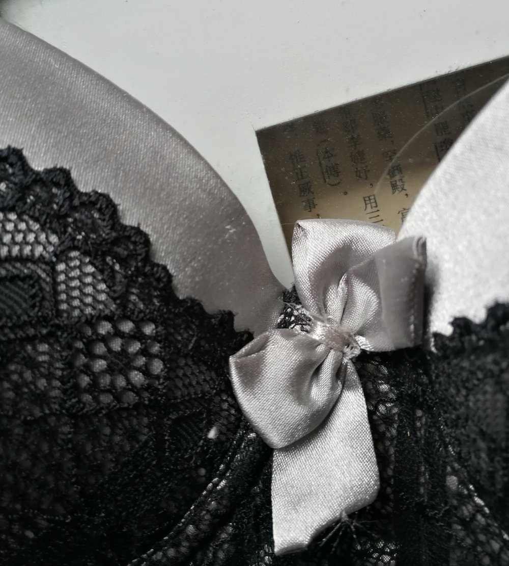 Spitzencorsage Korsett Satin & Spitze in silber-schwarzer metallic klassischer Eleganz! Sexy Goth Romantic