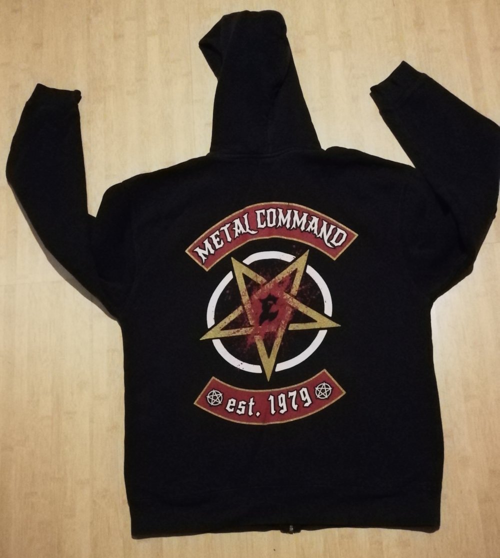 Exodus Zipper Hoodie Merchandise Metal Command est. 1979 Metalmode Bandhoodie Thrash Metal Unisex