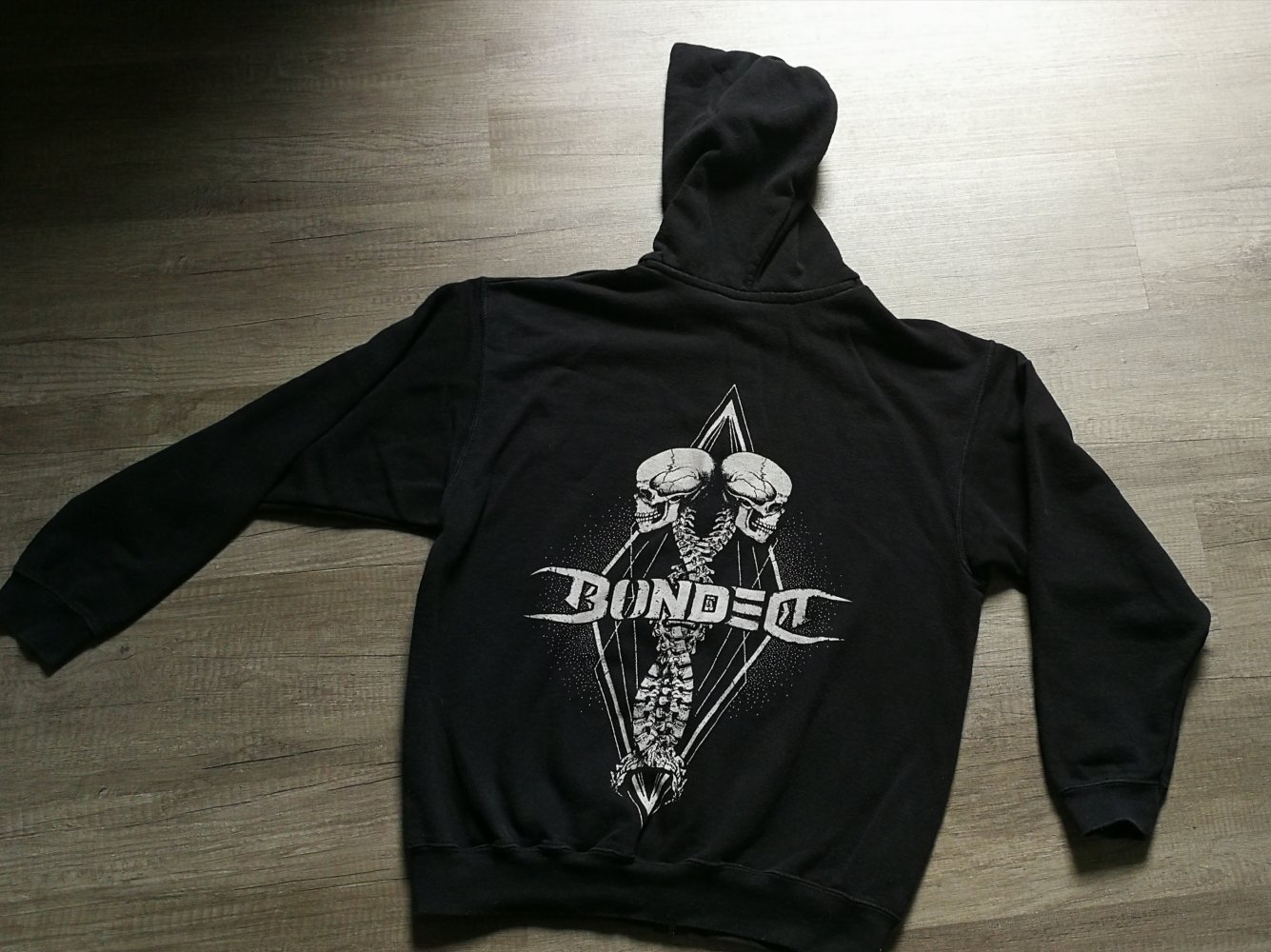 Hoodie Zipper Band-Merchandise Bonded Heavy Metal Thrash Metal Skulls Ruhrpott