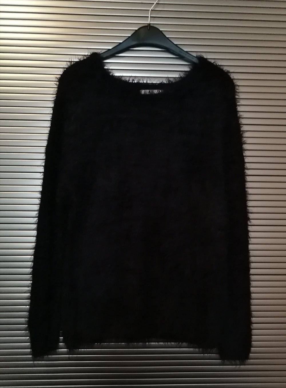 Winterpullover Kuschelpulli dunkelblau edel schön Wuscheldesign Oversize