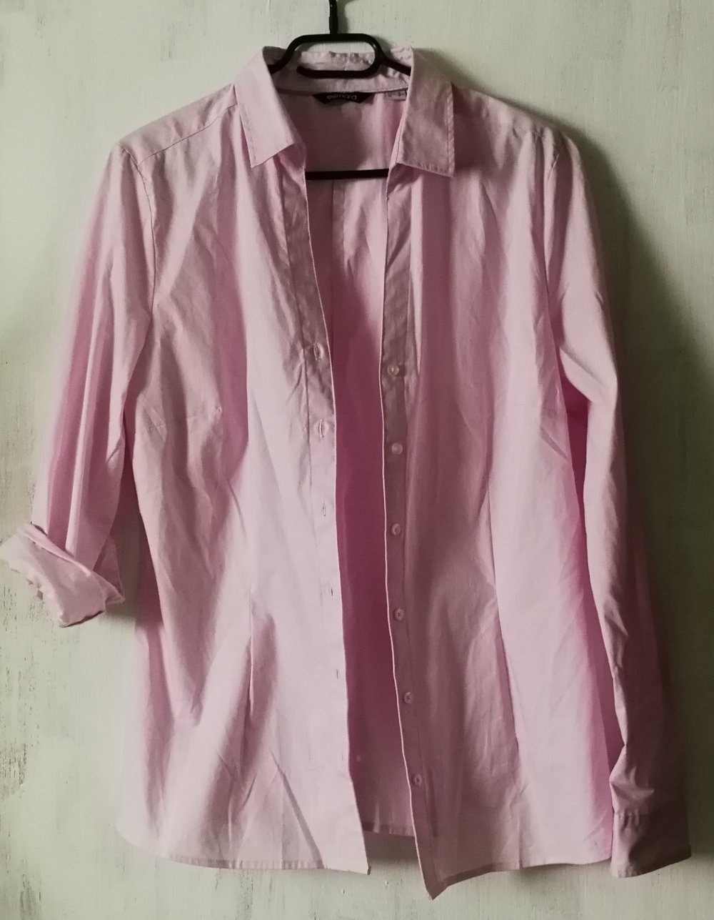 Damenbluse Hemd Multistyle rosa Bluse Basic Esmara Gr. 44 Baumwolle