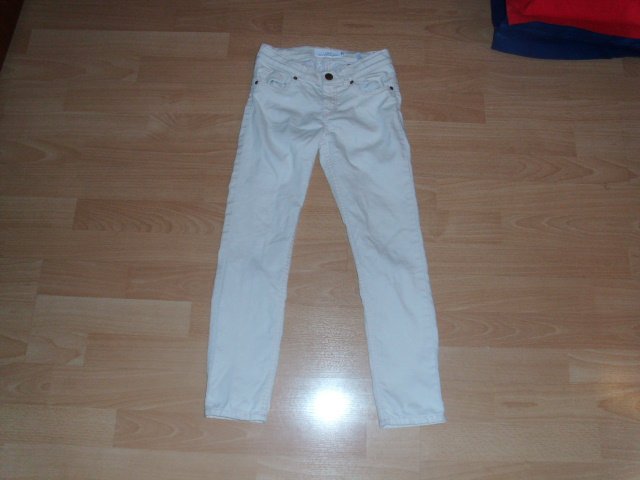 Hose von H&M, hellbeige, Gr. 128
